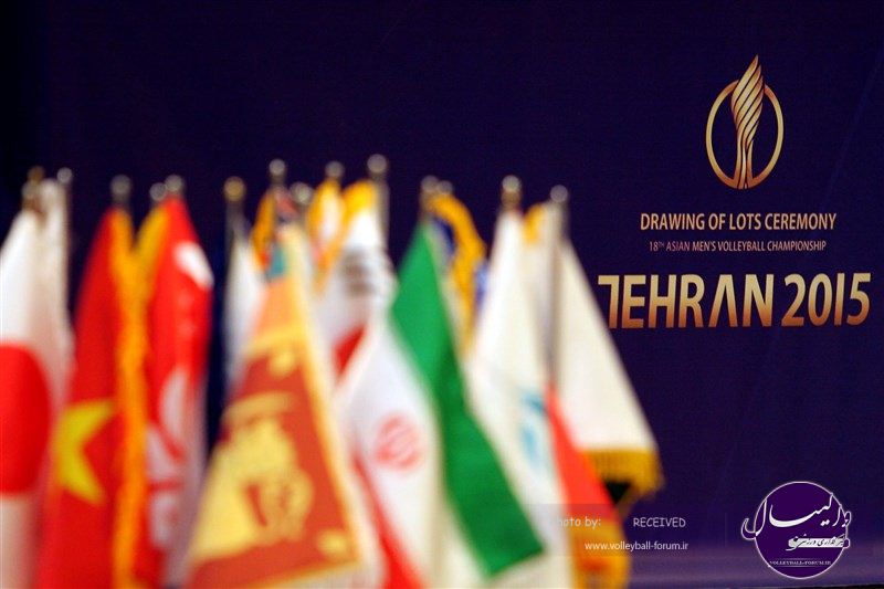 مسابقات قهرمانی مردان آسیا / ورود 14 تیم به تهران